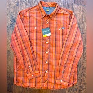 NWT Eddie Bauer Travex Freedry long sleeve button up